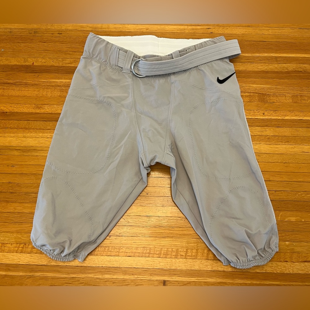 Nike On Field Football Pants With Belt Grey Men’s NEW 801962-057